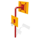 Баскетбольный щит (2 шт)  с кольцом  на стойке 