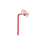 Баскетбольная стойка со щитом с кольцом с сеткой 