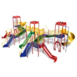 Детский игровой комплекс с пластиковыми горками